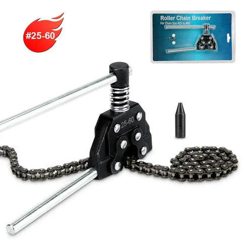 Detacher Breaker Cutter For Roller Chains Sizes 25 35 41 40 50 60 And 415H 428H 520 530 Universal Chain Breaker Tool with chain