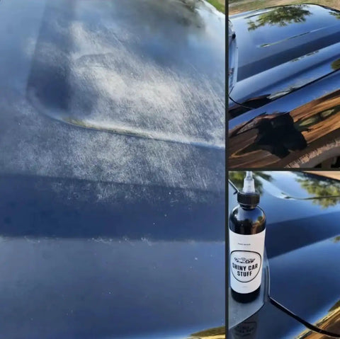 High Gloss Hand Applied Clear Coat For Vehicles Self Leveling Shine Headlights bottle on car hood