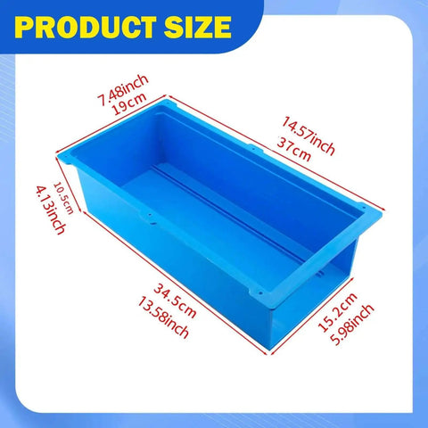 Double Storage Sewing Machine Table Drawer Organizer with Sliding Compartments for Case and Bobbin Gauge dimensions