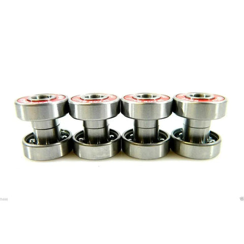 Spaceballs 8mm Bearings Set Of 8 With Built In Spacers And Speed Rings For Smooth Durable Performance At Half The Ceramic Cost