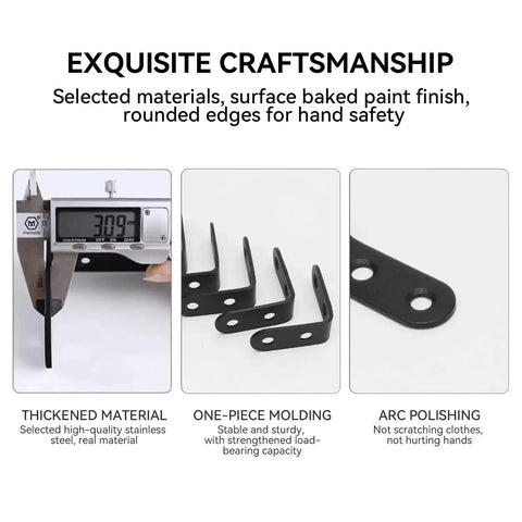 20 Pieces Stainless Steel L Right Angle Brackets With 1.57 By 1.57 Inch Sides Includes 80 Screws Beefy Built Corner Braces