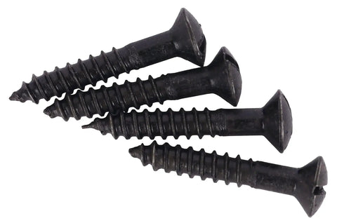 Black screws for Trishul Iron Pull Handles 6 Inch For Kitchen Cabinets Drawers Gates Barn Doors Pack Of 2 installation