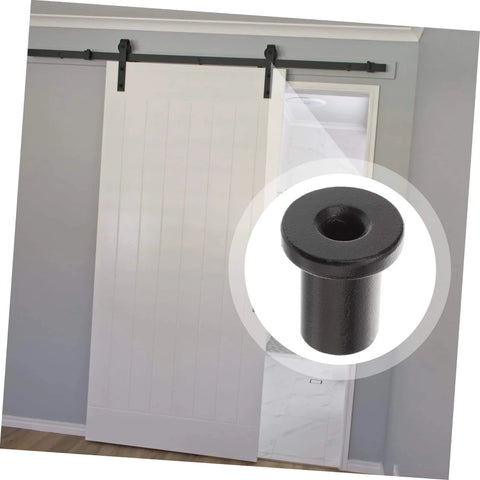 5 Pack Sliding Barn Door Track Spacers Replacement Kit For Barn Door Hardware, Heavy Duty High Carbon Steel in use