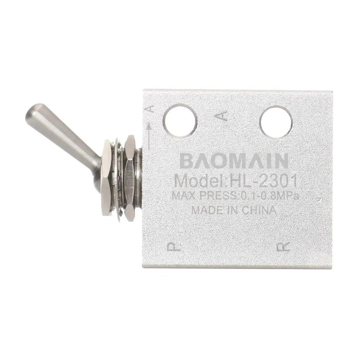 Hand Operated Pneumatic Knob Switch Valve Three Port T...