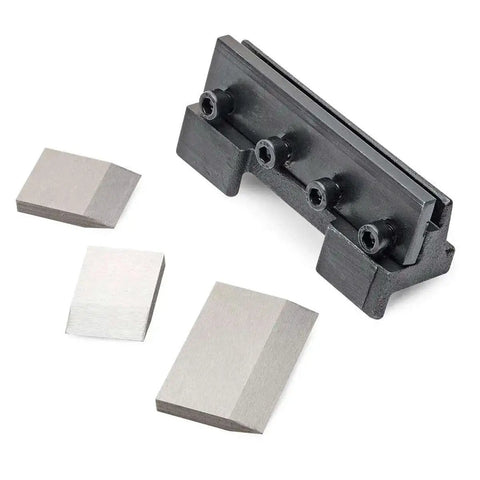 4 Inch Vise Mount Press Brake Bender Attachment for Sheet Metal Cross Slide, 90 Degree Bends, metal components and hardware