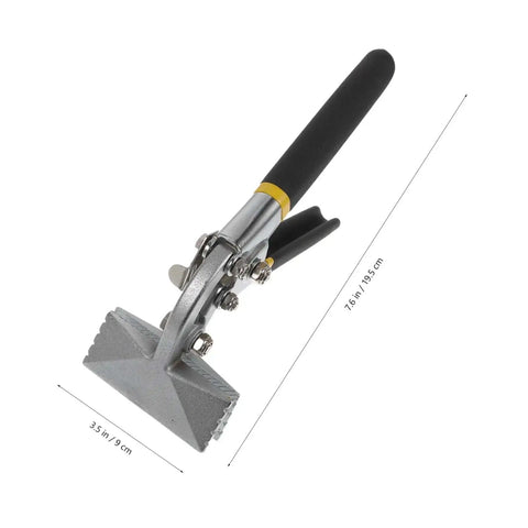 Sheet Metal Bender And Seamer Tool DIY Friendly Manual Hand Tool with anti-slip jaws for metal work, 7.66 x 3.54 x 3.15 inches