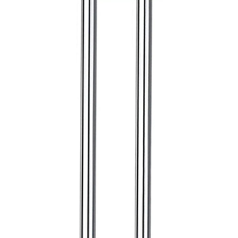 Two Pack 8mm By 400mm Linear Motion Rod Shaft Guide In Steel For DIY Builds, Precision Rods For 3D Printers, CNC Machines, Injection Molders And Auto Gear