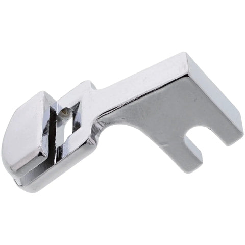 Sewable shirring gathering presser foot for low-shank sewing machines, metal construction