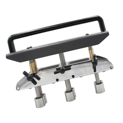 Heavy Duty Metal Sheet Roller Bender Tool for DIY Roofing and Bending Adjustable Three Station Roller with 0 to 90 Degree Angles