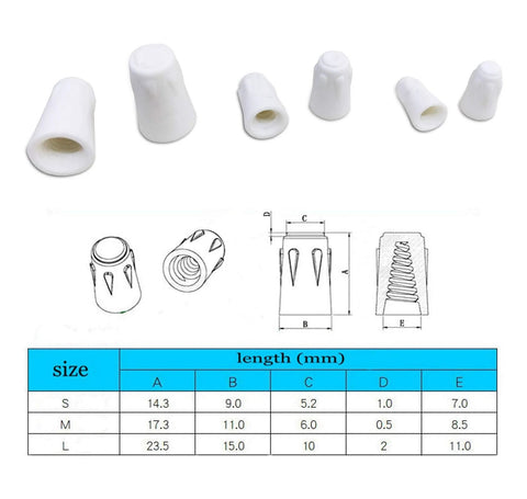 20-pack ceramic wire connectors, small size for 22–14 AWG, 600V high-heat twist caps, white