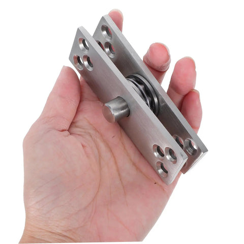 Heavy Duty Concealed Door Pivot Hinge 360 Degree Rotation Stainless Steel Hidden Door Hardware For Cabinet And Bookcase