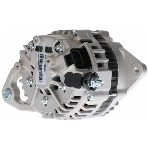 New Replacement Alternator For Nissan Altima 2.4L 1998 1999 2000 2001 Compatible With LR1100709 showing bolt-in side