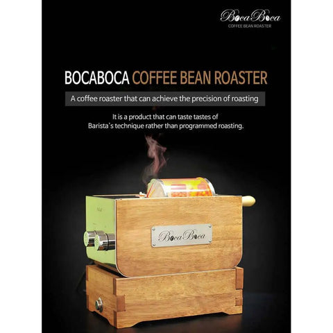 Home Coffee Bean Roaster 250 with Transparent Glass Chamber Noiseless Operation Large Capacity Rapid Cooling 110V Power Energy Efficient