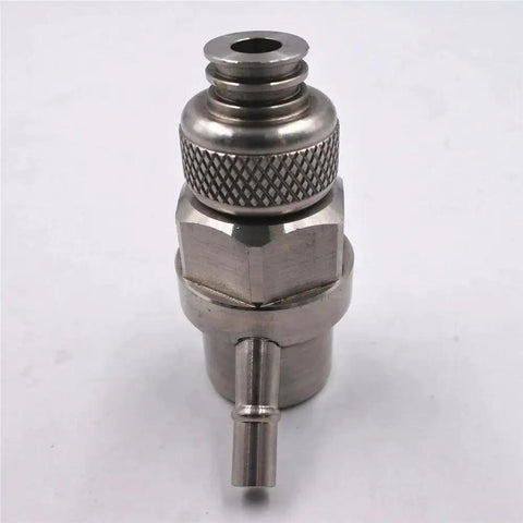 Mixing Chamber 009940-2 For 60k Water Jet Intensifier Pump Abrasive Body Replacement Part, metal fitting close-up