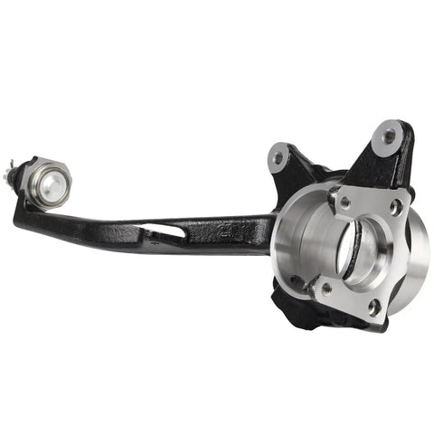 Bolt On Front Wheel Hub Bearing And Steering Knuckle Assembly For Toyota 4Runner 1996 To 2002 Sequoia 2001 To 2003 Tacoma 1995 To 2004 Tundra 2000 To 2003 Twin Pack Plug And Play Design For Quick Install And Durable Performance, front view.
