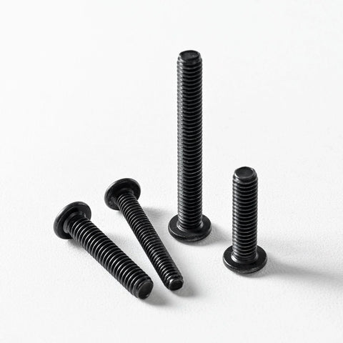 Flat Head M5 X 20mm Hex Socket Cap Screws Bolts Kit 25 Pack Black Oxide 304 Stainless Steel 18 8 for Home Office Workshop Projects