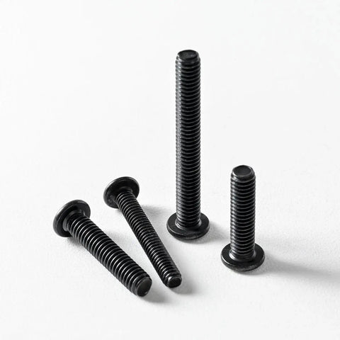 M5 X 12Mm Flat Head Hex Socket Cap Screws Bolts Black Oxide Stainless Steel 304 18 8 Hex Drive Fully Threaded 25 Pack With Allen Key