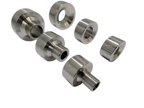 Heavy Duty 11 Piece Commercial Grade Dimple Die Set for Sheet Metal Forming CNC Machined SAE 8620 Steel Pieces Assortment