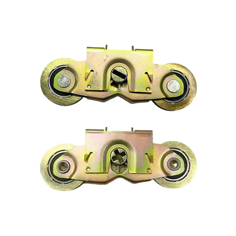 2 Pack Sliding Door Rollers For Andersen Patio Doors 1 1/4 Inch Tandem Roller Assembly With Steel Ball Bearing Replacement Wheels
