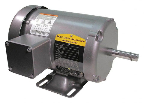 1/2 HP 3-Phase General Purpose Motor TEFC 1725 RPM 230/460V Frame 56 M3538 side view