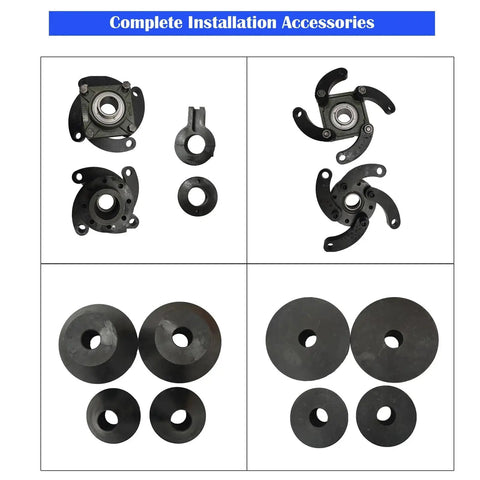 Complete installation accessories for Portable 110V Line Boring Machine For Heavy Machinery And Excavator Repair With A Four Point Nine Foot High Strength Alloy Boring Bar Beefy Connecting Rod Hole Drilling Bore 45 To 180mm 380mm Travel Precise 0.02mm Runout Ra 3.2 Finish