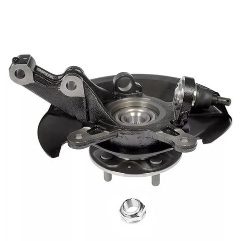 2 Piece Front Steering Knuckles And Wheel Bearing Hubs Assembly For 2001 2002 Honda Civic Replacement Kit with OEM Grade Cast Iron