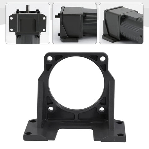 Heavy Duty Aluminum Adjustable Gear Reducer Motor Mount Bracket For Mini Motors 180W To 370W Easy Install With Pre Drilled Holes