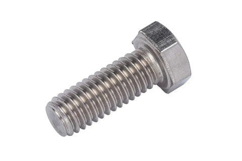 Single view of Heavy Duty Three Eighths Inch By Sixteen Threads Per Inch Hex Bolts One Inch Long Stainless Steel 304 Corrosion Resistant