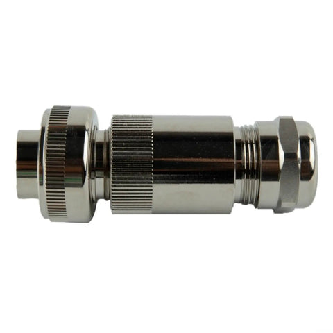 7-Pin Proportional Valve Connector for Hydraulic Valves, Full-Metal Housing, IP67 Sealed Female DIN EN 175201-804 Interface