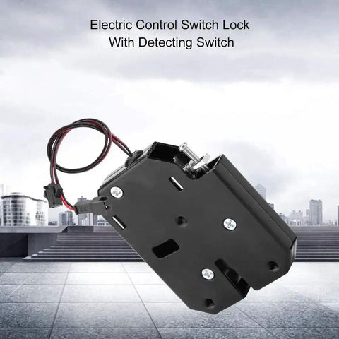 12V DC Electromagnetic Cabinet Lock With 150Kg Force Auto Lock When Power Is Off And Unlock On Power