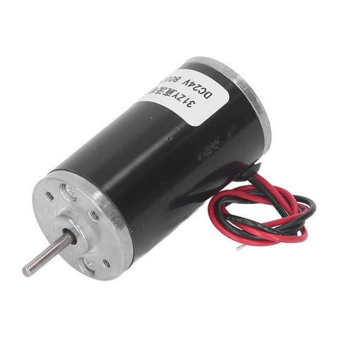 24V Adjustable Speed Permanent Magnet DC Motor With CW CCW Rotation Low Noise Stable Output All Metal Construction For Smart Toys