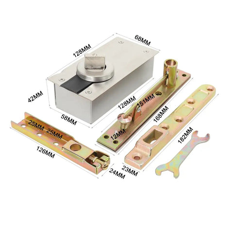 Invisible Door Pivot Hinge System For Hidden Bookcase Doors On Wood Doors And Secret Doors With Heavy Duty 660 Lb Capacity 360 Degree