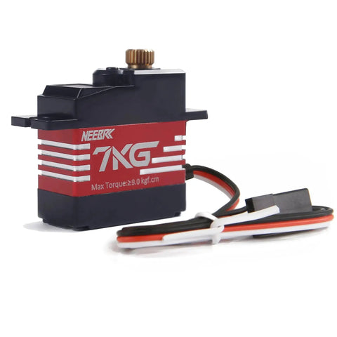 Beefy 7Kg Digital RC Servo With Full Metal Gear Ultra Durable High Torque Micro Servo 25T Arm for RC cars and planes