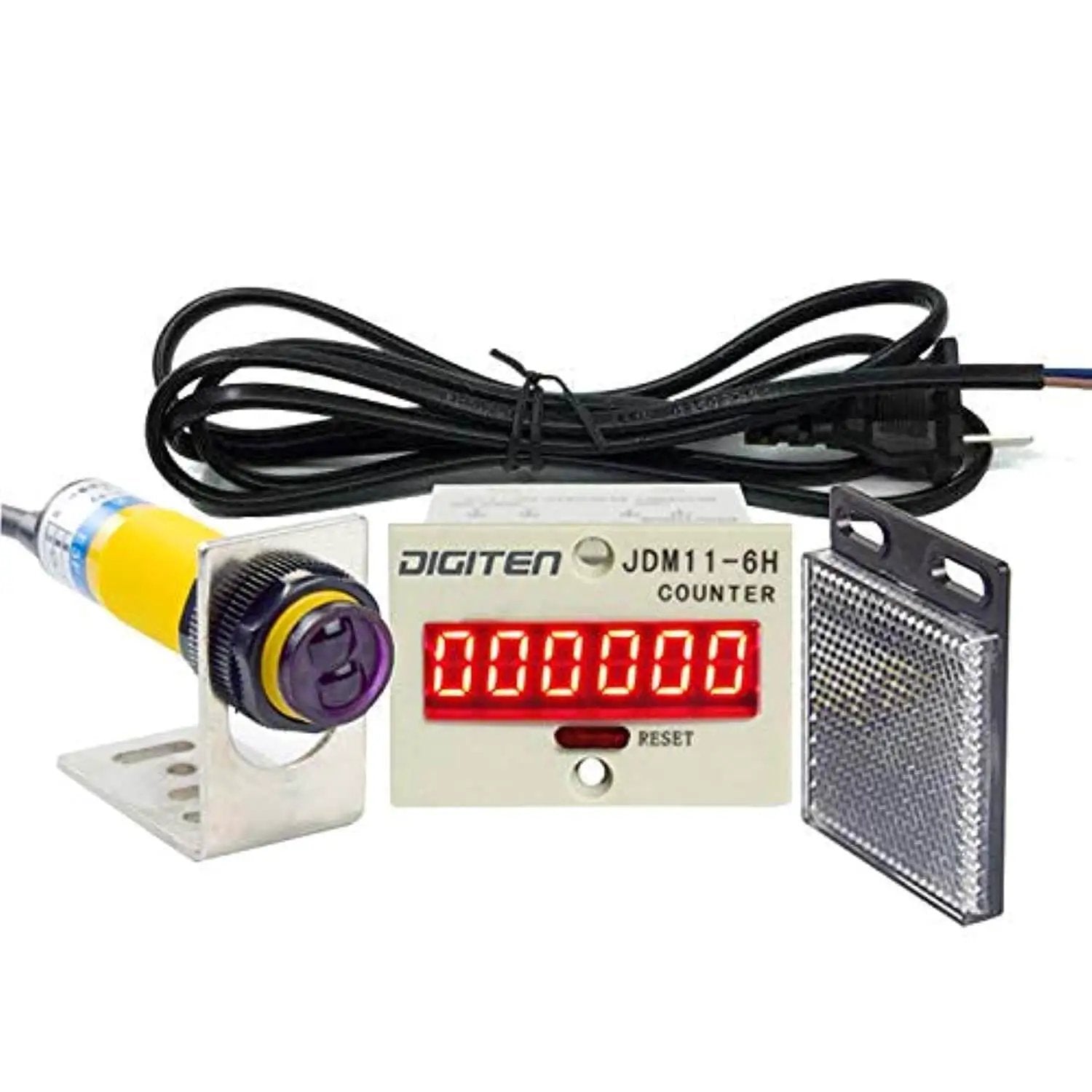 Six Digit Digital LED Traffic Counter With Photoelectr...