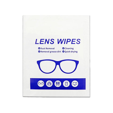 Alcohol Free Lens Wipes For Glasses And Screens Streak Free 220 Count in individual packet