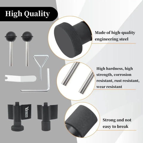 Close-up of Diesel Engine Camshaft And Crankshaft Alignment Locking Timing Tool Kit component details and material quality.