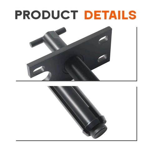 Heavy Duty Carbon Steel Gimbal Bearing Puller And Installer Tool For Sterndrive Models Including Alpha Series Alpha One Bravo MR OMC And Volvo Bearing Removal And Installation Kit For Marine Boats showing close-up details