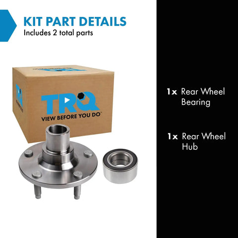 Rear Wheel Bearing And Hub Kit For 4WD Ford Escape 2001 2012 And Mercury Mariner 2005 2011 Includes Rear Wheel Bearing And Rear Hub