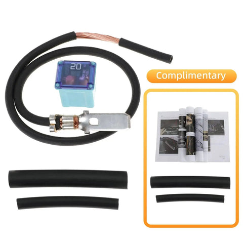 Ford F150 Fuel Pump Fuse Relocation Terminal Kit With Two Extra Tubes For 3 5L 3 7L 4 6L 5 0L 6 2L V6 V8 Engines 2009 To 2014 Easy Install Replacement 926 034 EL3Z14293A