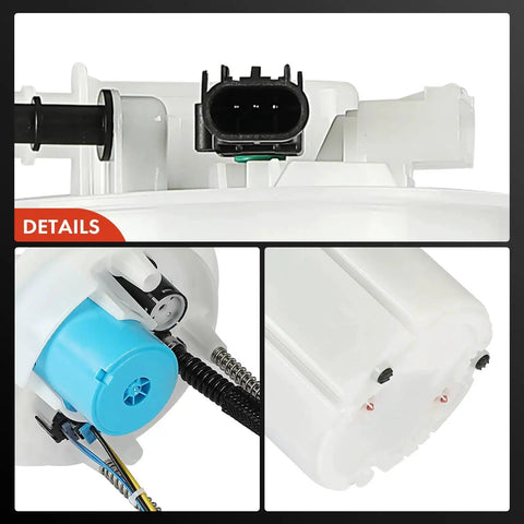 Close-up of Electric Fuel Pump Module Assembly With Sending Unit For Chevy Silverado 2500 HD 3500 HD And GMC Sierra 2011-2016