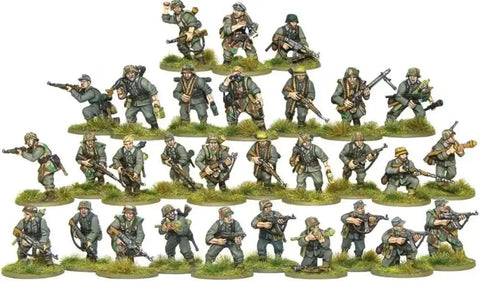 German Grenadiers 28mm Plastic Miniatures For Bolt Action WWII Tabletop Wargaming Game Ready With STG44 MP40 PPSh MG42 Kar98k And Rifle Grenade Options