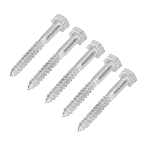 Premium 304 Stainless Steel Half Thread Hex Lag Screws Self Tapping For Wood Carpentry And Outdoor Roof Components Built To Last