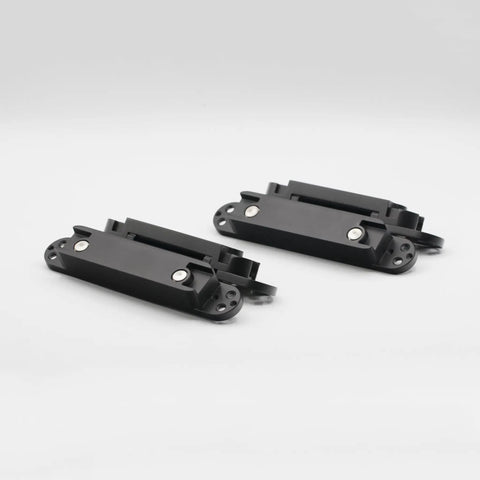 Hidden Door Hinge Set Two Pack Heavy Duty Concealed Hinge Zinc Alloy 180 Degree Swing For Interior Or Exterior Doors Black