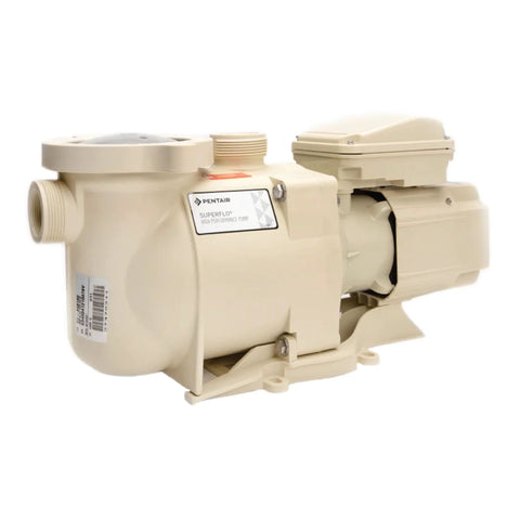 SuperFlo high-performance pump, 1HP EC, beige, Pentair lawn and patio pump