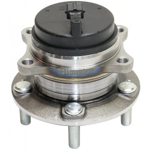 Rear Wheel Hub Assembly For Santa Fe Sport 2013-2018 And Veracruz 2007-2012 And Sorento 2011-2015 Rear Left Or Right 4 Wheel ABS FWD Single Piece OEM Quality Replacement, metal construction, close-up view