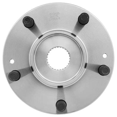 Front view of Wheel Hub Bearing Assembly For Front And Rear That Fits 2017-2023 Hyundai Kona 2019-2021 Veloster and other models.
