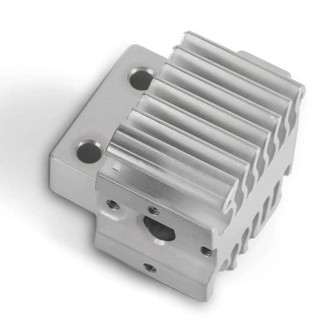 All Metal Hotend Heatsink Cooler Block Upgrade for 3D Printers Direct Drive Extruder Heat Transfer Enhancer, aluminum