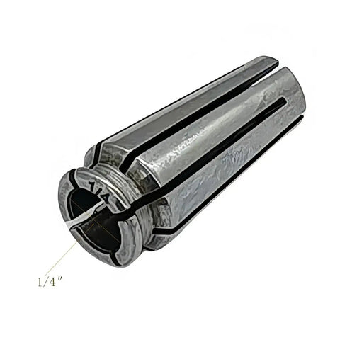 Self-Releasing Quarter Inch Collet With Locking Nut Replacement Part For Routers And Die Grinders Easy Install
