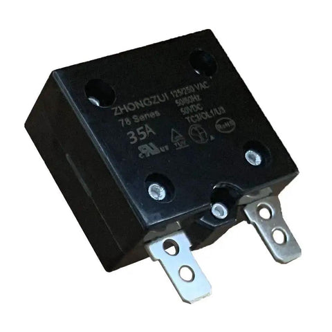 35A Auto Reset Relay Fuse For 12V 24V Ride On Toys Therma Switch Circuit Breaker for Kids Electric Cars