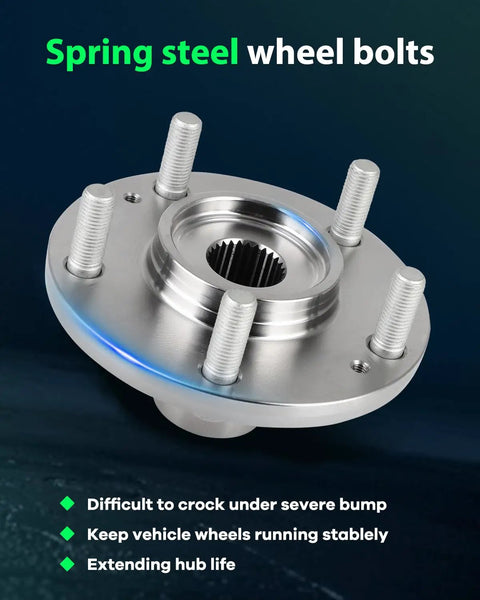 Spring steel wheel bolts on wheel bearing hub assembly for Hyundai Elantra 2011 2012 Veloster 2012 Kia Forte 2014 2018